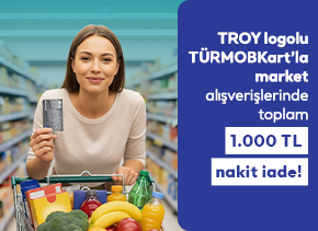 TÜRMOBKartlılara Market Alışverişlerinde 1.000 TL Nakit İade