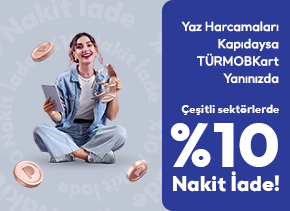 TÜRMOBKart’tan Seçili Markalarda %10 Nakit İade!