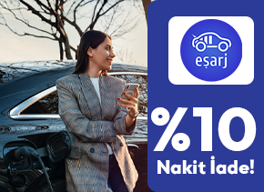 TÜRMOBKartlılara Eşarj Harcamalarına %10 Nakit İade 